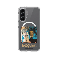 Galaxy A56 Clear Case (MagSafe 兼容)  巴斯奇亞 Jean-Michel Basquiat 巴斯奇亞與安迪沃荷