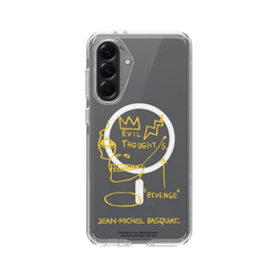 Galaxy A56 Clear Case (MagSafe 兼容)  巴斯奇亞 Jean-Michel Basquiat 邪惡思想