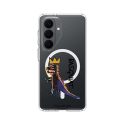 Galaxy S26 Clear Case (MagSafe 兼容)  巴斯奇亞 Jean-Michel Basquiat 小恐龍