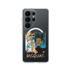Galaxy S26 Ultra Clear Case (MagSafe 兼容)  巴斯奇亞 Jean-Michel Basquiat 巴斯奇亞與安迪沃荷