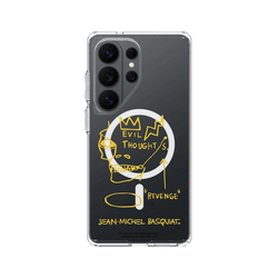Galaxy S26 Ultra Clear Case (MagSafe 兼容)  巴斯奇亞 Jean-Michel Basquiat 邪惡思想