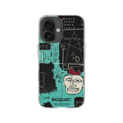 iPhone 16 Clear Case（MagSafe 兼容 & 相機按鈕）  巴斯奇亞 Jean-Michel Basquiat Equals Pi