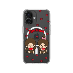 iPhone 16 Clear Case（MagSafe 兼容 & 相機按鈕）  Monchhichi 不哭不哭，眼淚是珍珠
