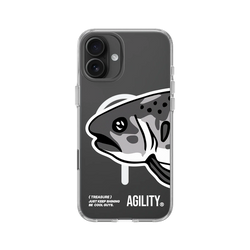 iPhone 16 Plus Clear Case（MagSafe 兼容 & 相機按鈕）  JKS 大魚頭