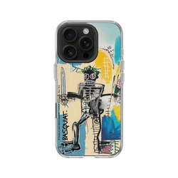 iPhone 16 Pro Clear Case（MagSafe 兼容 & 相機按鈕）  巴斯奇亞 Jean-Michel Basquiat 戰士