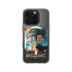 iPhone 16 Pro Clear Case（MagSafe 兼容 & 相機按鈕）  巴斯奇亞 Jean-Michel Basquiat 巴斯奇亞與安迪沃荷
