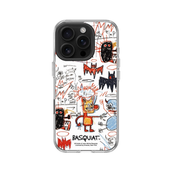 iPhone 16 Pro Clear Case（MagSafe 兼容 & 相機按鈕）  巴斯奇亞 Jean-Michel Basquiat 蝙蝠俠
