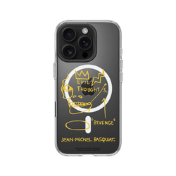 iPhone 16 Pro Clear Case（MagSafe 兼容 & 相機按鈕）  巴斯奇亞 Jean-Michel Basquiat 邪惡思想