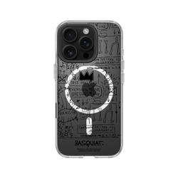 iPhone 16 Pro Clear Case（MagSafe 兼容 & 相機按鈕）  巴斯奇亞 Jean-Michel Basquiat Beat Bop