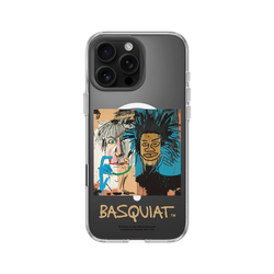 iPhone 16 Pro Max Clear Case（MagSafe 兼容 & 相機按鈕）  巴斯奇亞 Jean-Michel Basquiat 巴斯奇亞與安迪沃荷