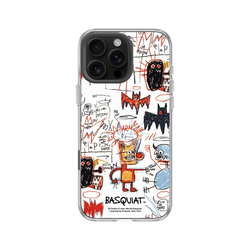 iPhone 16 Pro Max Clear Case（MagSafe 兼容 & 相機按鈕）  巴斯奇亞 Jean-Michel Basquiat 蝙蝠俠