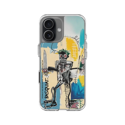 iPhone 17 Clear Case（MagSafe 兼容 & 相機按鈕）  巴斯奇亞 Jean-Michel Basquiat 戰士