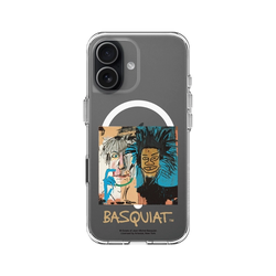 iPhone 17 Clear Case（MagSafe 兼容 & 相機按鈕）  巴斯奇亞 Jean-Michel Basquiat 巴斯奇亞與安迪沃荷