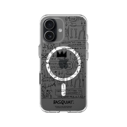 iPhone 17 Clear Case（MagSafe 兼容 & 相機按鈕）  巴斯奇亞 Jean-Michel Basquiat Beat Bop