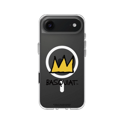 iPhone Air Clear Case（MagSafe 兼容 & 相機按鈕）  巴斯奇亞 Jean-Michel Basquiat 皇冠