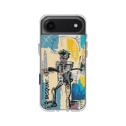 iPhone Air Clear Case（MagSafe 兼容 & 相機按鈕）  巴斯奇亞 Jean-Michel Basquiat 戰士