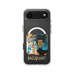 iPhone Air Clear Case（MagSafe 兼容 & 相機按鈕）  巴斯奇亞 Jean-Michel Basquiat 巴斯奇亞與安迪沃荷