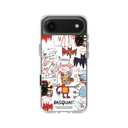 iPhone Air Clear Case（MagSafe 兼容 & 相機按鈕）  巴斯奇亞 Jean-Michel Basquiat 蝙蝠俠