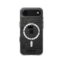 iPhone Air Clear Case（MagSafe 兼容 & 相機按鈕）  巴斯奇亞 Jean-Michel Basquiat Beat Bop