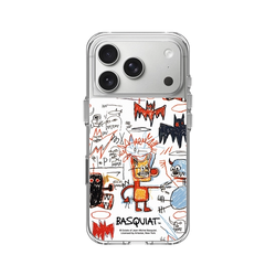 iPhone 17 Pro Clear Case（MagSafe 兼容 & 相機按鈕）  巴斯奇亞 Jean-Michel Basquiat 蝙蝠俠