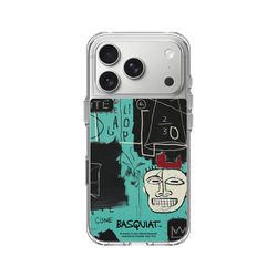 iPhone 17 Pro Clear Case（MagSafe 兼容 & 相機按鈕）  巴斯奇亞 Jean-Michel Basquiat Equals Pi