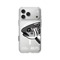 iPhone 17 Pro Max Clear Case（MagSafe 兼容 & 相機按鈕）  JKS 大魚頭