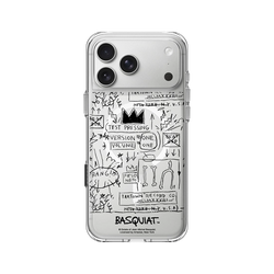 iPhone 17 Pro Max Clear Case（MagSafe 兼容 & 相機按鈕）  巴斯奇亞 Jean-Michel Basquiat Beat Bop