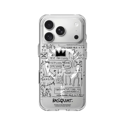 iPhone 18 Pro Clear Case（MagSafe 兼容 & 相機按鈕）  巴斯奇亞 Jean-Michel Basquiat Beat Bop