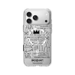 iPhone 18 Pro Max Clear Case（MagSafe 兼容 & 相機按鈕）  巴斯奇亞 Jean-Michel Basquiat Beat Bop