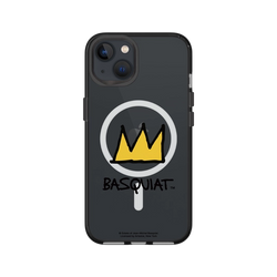 iPhone 13 Clear (MagSafe 兼容)  巴斯奇亞 Jean-Michel Basquiat 皇冠