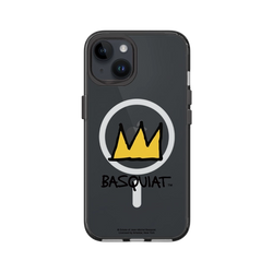 iPhone 14 Clear (MagSafe 兼容)  巴斯奇亞 Jean-Michel Basquiat 皇冠