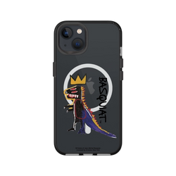 iPhone 13 Clear (MagSafe 兼容)  巴斯奇亞 Jean-Michel Basquiat 小恐龍