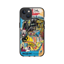 iPhone 13 Clear (MagSafe 兼容)  巴斯奇亞 Jean-Michel Basquiat 骷顱頭