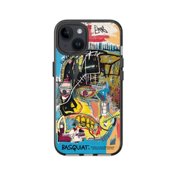 iPhone 14 Clear (MagSafe 兼容)  巴斯奇亞 Jean-Michel Basquiat 骷顱頭