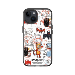 iPhone 14 Clear (MagSafe 兼容)  巴斯奇亞 Jean-Michel Basquiat 蝙蝠俠