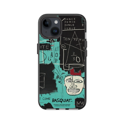 iPhone 14 Clear (MagSafe 兼容)  巴斯奇亞 Jean-Michel Basquiat Equals Pi