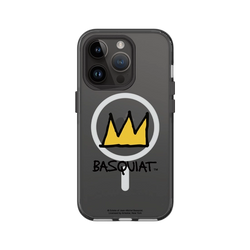 iPhone 14 Pro Clear (MagSafe 兼容)  巴斯奇亞 Jean-Michel Basquiat 皇冠