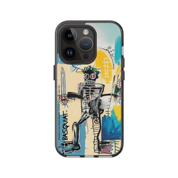 iPhone 14 Pro Clear (MagSafe 兼容)  巴斯奇亞 Jean-Michel Basquiat 戰士