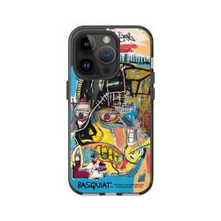 iPhone 14 Pro Clear (MagSafe 兼容)  巴斯奇亞 Jean-Michel Basquiat 骷顱頭