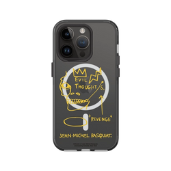 iPhone 14 Pro Clear (MagSafe 兼容)  巴斯奇亞 Jean-Michel Basquiat 邪惡思想