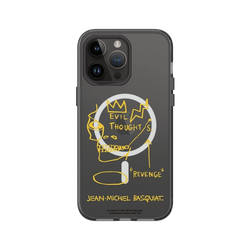 iPhone 14 Pro Max Clear (MagSafe 兼容)  巴斯奇亞 Jean-Michel Basquiat 邪惡思想