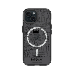 iPhone 15 Clear (MagSafe 兼容)  巴斯奇亞 Jean-Michel Basquiat Beat Bop