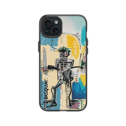 iPhone 15 Plus Clear (MagSafe 兼容)  巴斯奇亞 Jean-Michel Basquiat 戰士