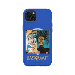 iPhone 15 Plus Clear (MagSafe 兼容)  巴斯奇亞 Jean-Michel Basquiat 巴斯奇亞與安迪沃荷