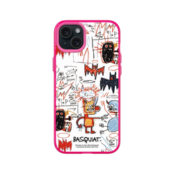 iPhone 15 Plus Clear (MagSafe 兼容)  巴斯奇亞 Jean-Michel Basquiat 蝙蝠俠