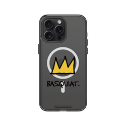 iPhone 15 Pro Max Clear (MagSafe 兼容)  巴斯奇亞 Jean-Michel Basquiat 皇冠