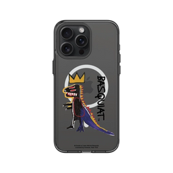 iPhone 15 Pro Max Clear (MagSafe 兼容)  巴斯奇亞 Jean-Michel Basquiat 小恐龍
