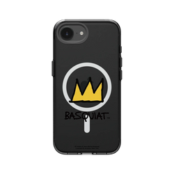 iPhone 17e Clear (MagSafe 兼容)  巴斯奇亞 Jean-Michel Basquiat 皇冠