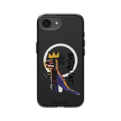 iPhone 17e Clear (MagSafe 兼容)  巴斯奇亞 Jean-Michel Basquiat 小恐龍