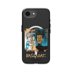 iPhone 16e Clear (MagSafe 兼容)  巴斯奇亞 Jean-Michel Basquiat 巴斯奇亞與安迪沃荷